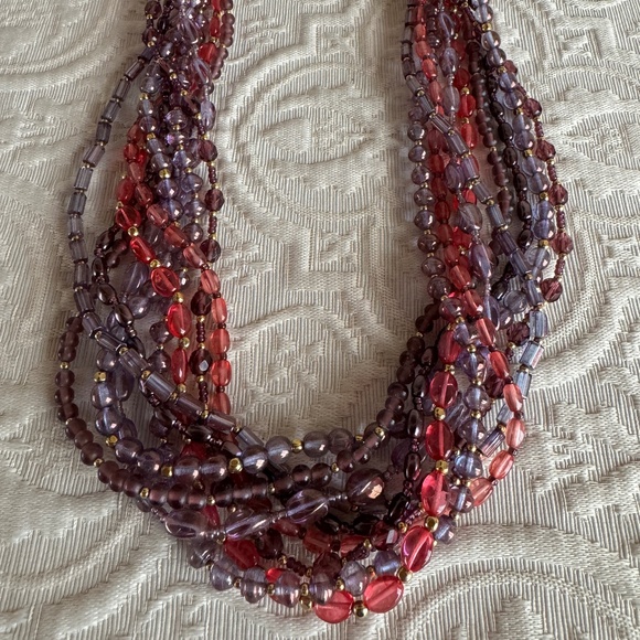 Vintage Talbots Beaded Necklace - Picture 2 of 11